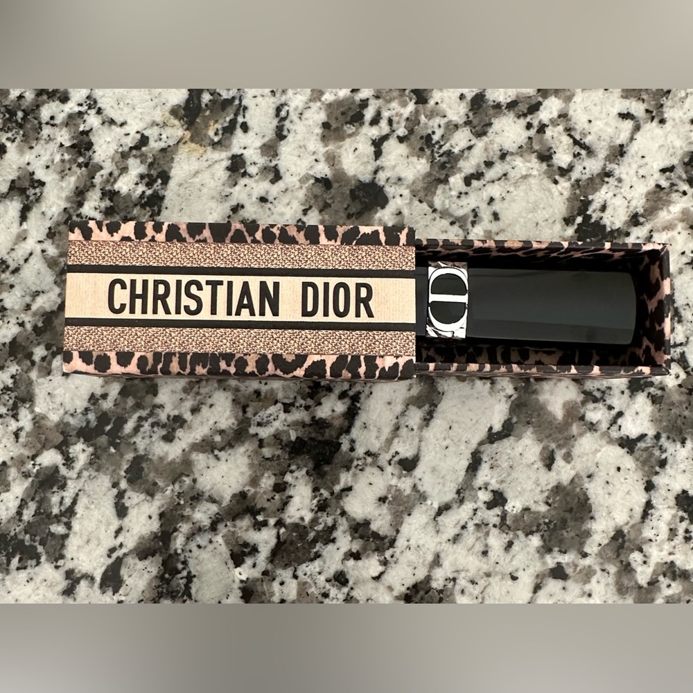 Christian Dior Leopard Print Lipstick Case